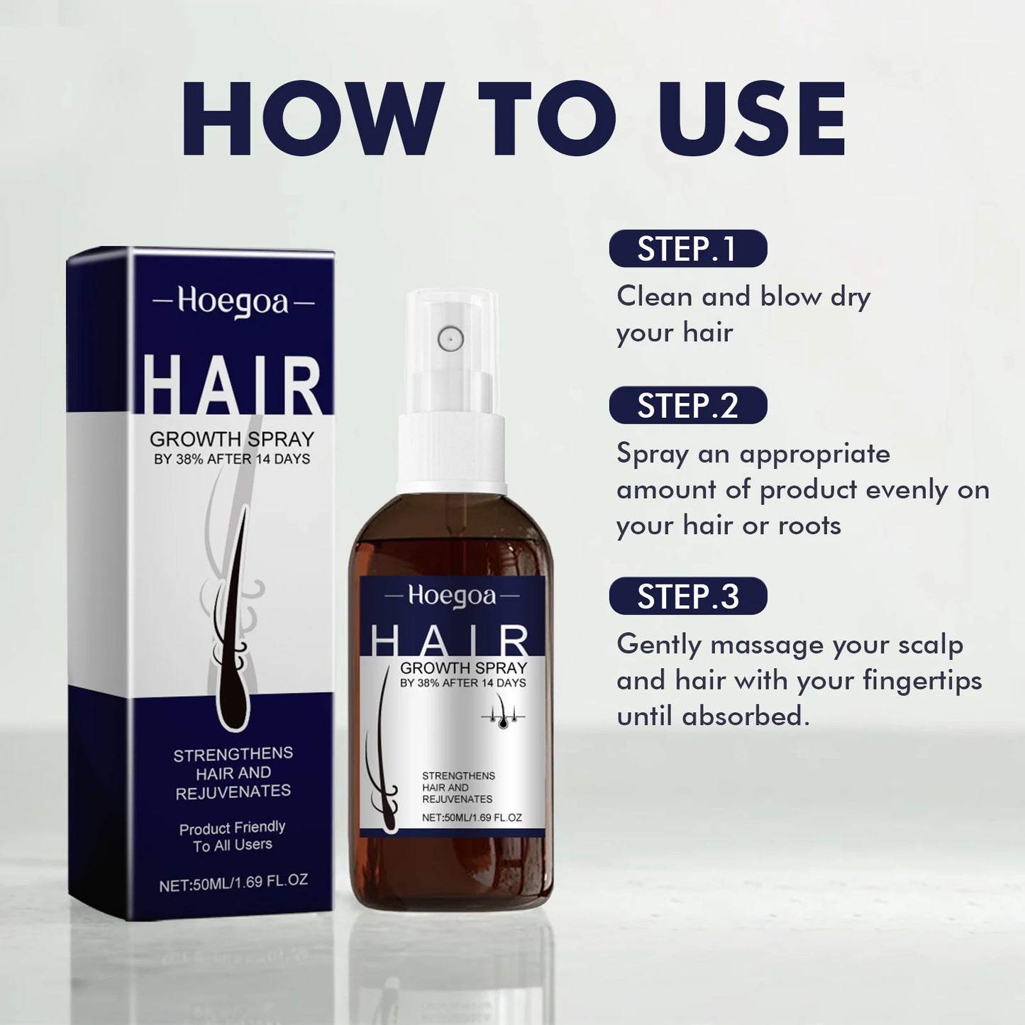 Nourishing Hair Growth Spray for Thicker, Healthier Hair