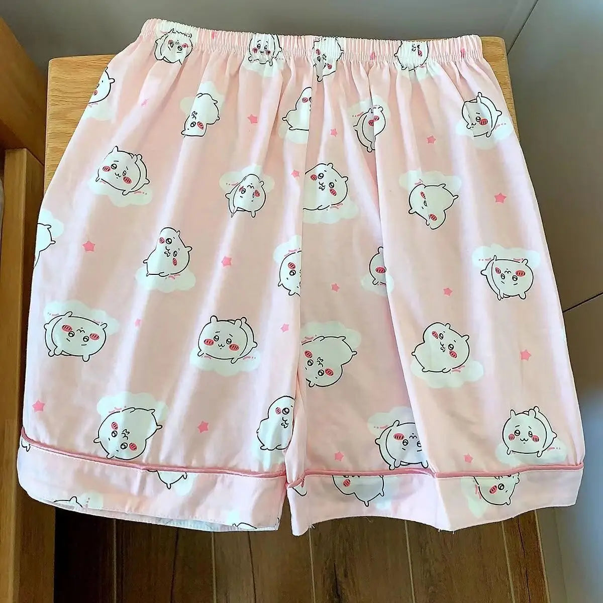 Girls Summer Pajamas Set | Cute Bunny & Cat Home Clothes