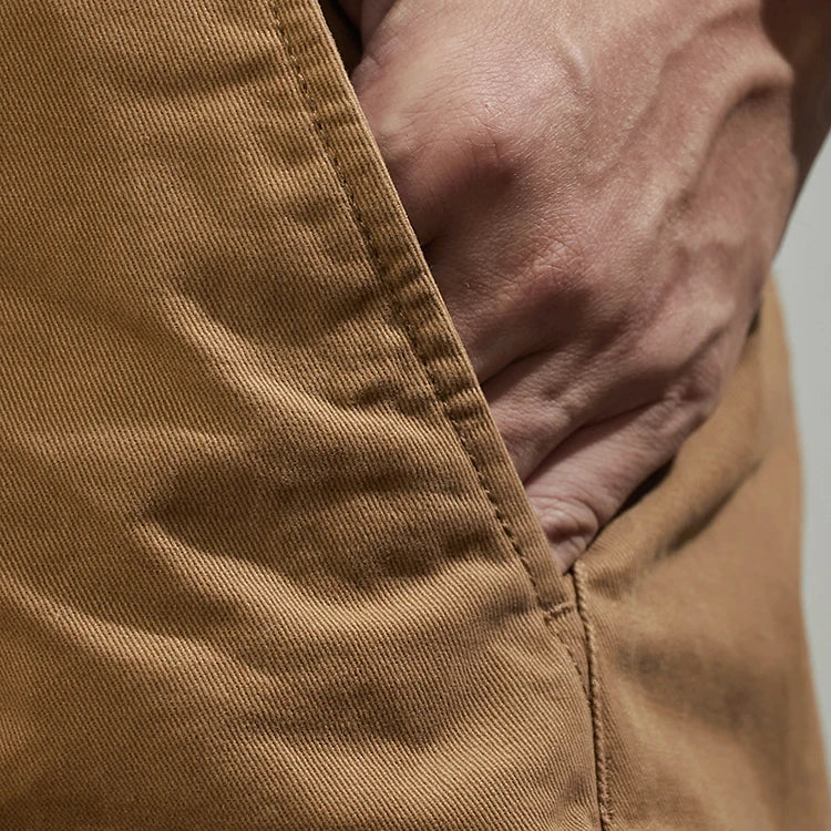 Men's Casual Tapered Cotton Cargo Pants | Stylish and Comfortable