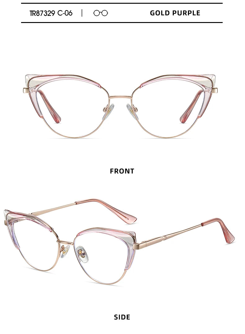 Stylish Women's Cateye Prescription Glasses | Elegant Optical Wear