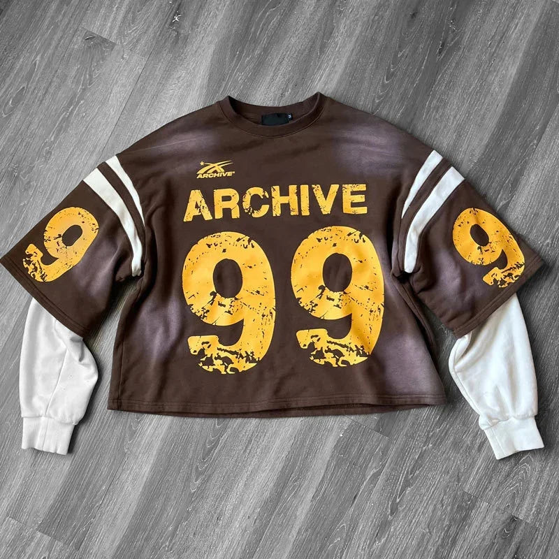 Men's Vintage Gothic Pullover Sweatshirt | Stylish & Cozy