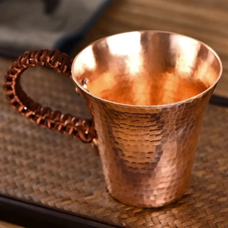 Handcrafted Vintage Copper Mug | Perfect for Coffee, Tea & Beer