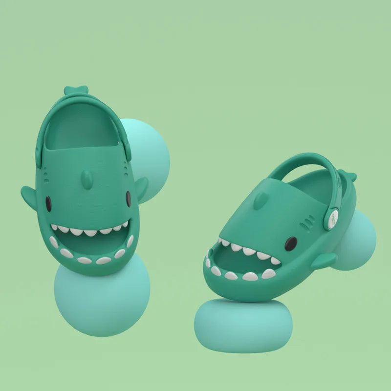 Kids Shark Slippers | Cartoon Non-slip Soft Sandals for Summer