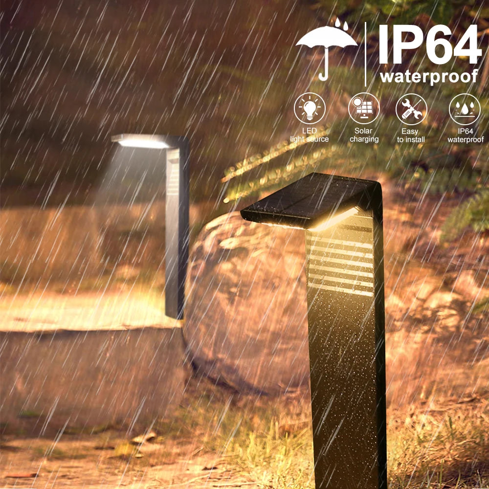 Outdoor Solar Powered Pathway Lights | Waterproof Landscape Lighting