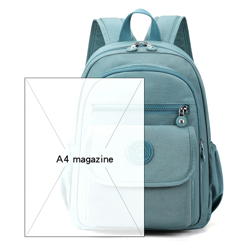 Stylish Lightweight Black Commuter Backpack for Women