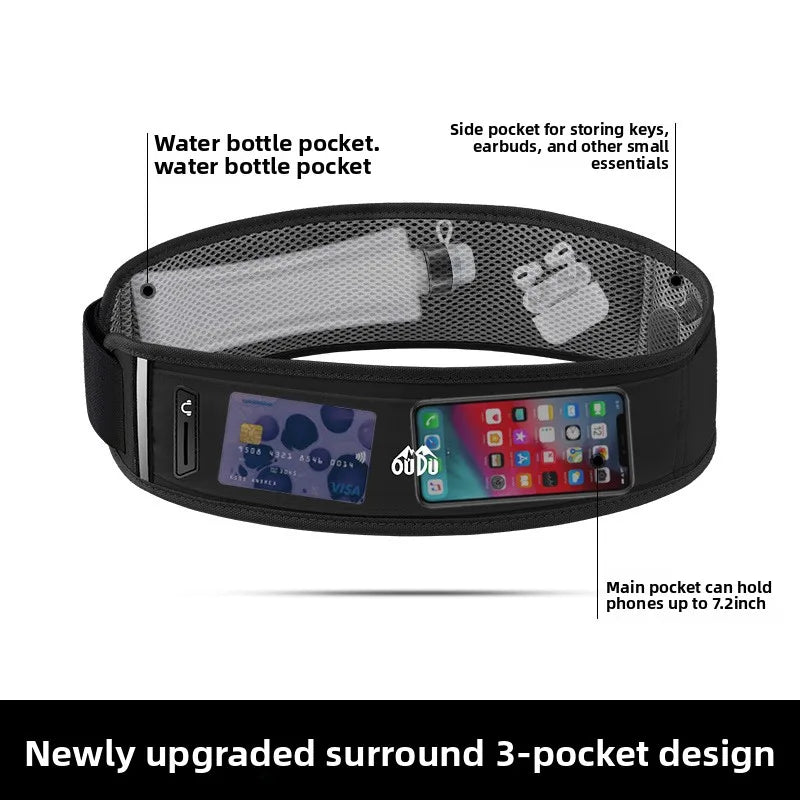 Unisex Running Bag with Water Bottle Holder | Outdoor Hydration Pack