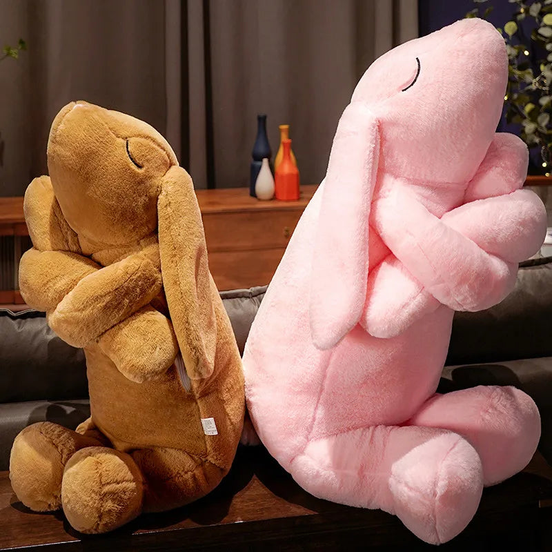 Giant Cute Cartoon Bunny Plush Toy | Soft Stuffed Rabbit Pillow