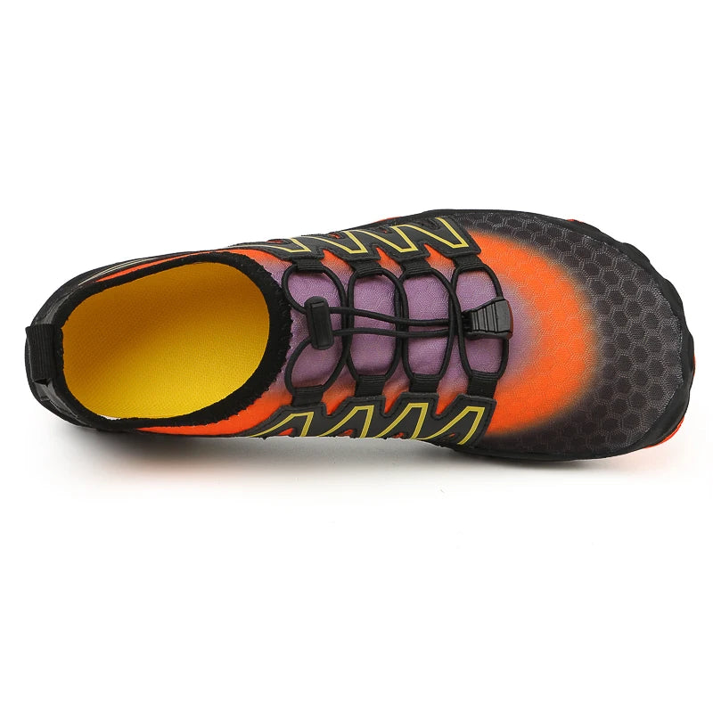 Unisex Swimming Water Shoes Men Barefoot Outdoor Beach Sandals Upstream Aqua Shoes Plus Size Nonslip River Sea Diving Sneakers