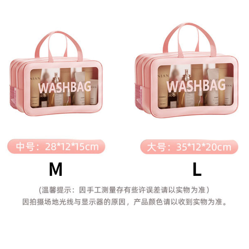 Large Waterproof Toiletry Bag | Portable Skincare Organizer