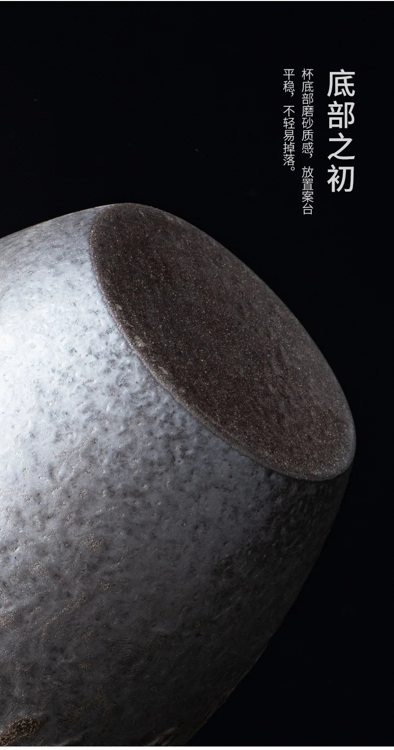 Nordic Creative Gilded Coffee Cup | Elegant Wooden Handle Mug