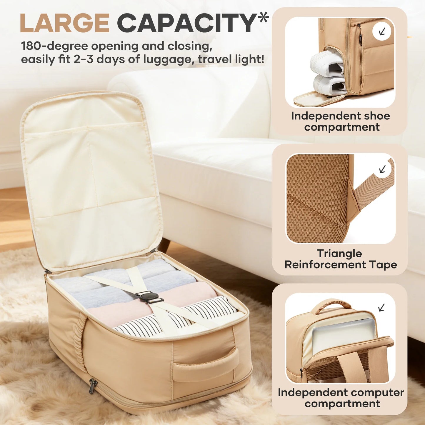 Versatile Laptop Backpack for Travel & School | Spacious & Stylish