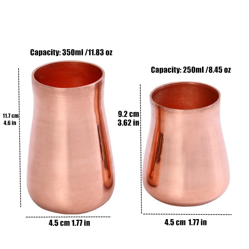 Handcrafted Pure Copper Vintage Mug | Stylish Drinkware for All