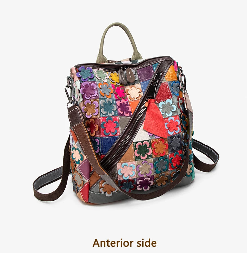 Stylish Leather Travel Backpack for Women | Versatile & Chic