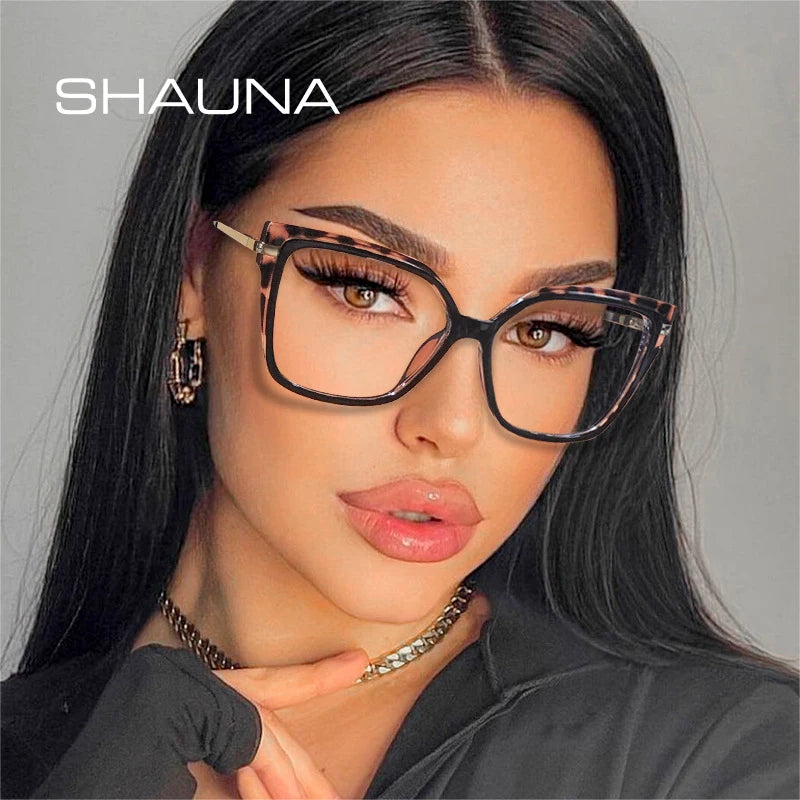 Stylish Retro Square Glasses Frame | Anti-Blue Light Protection