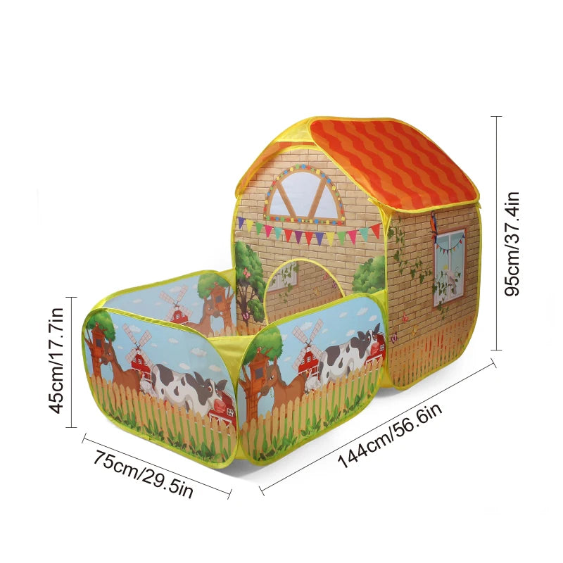 Children's Garden Villa Play Tent | Fun Outdoor Playhouse for Kids