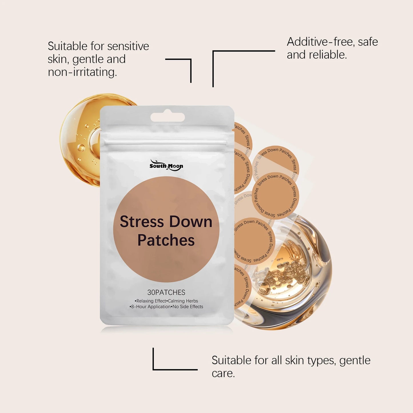 30pcs Pink Body Care Patches | Gentle Formula for Daily Use