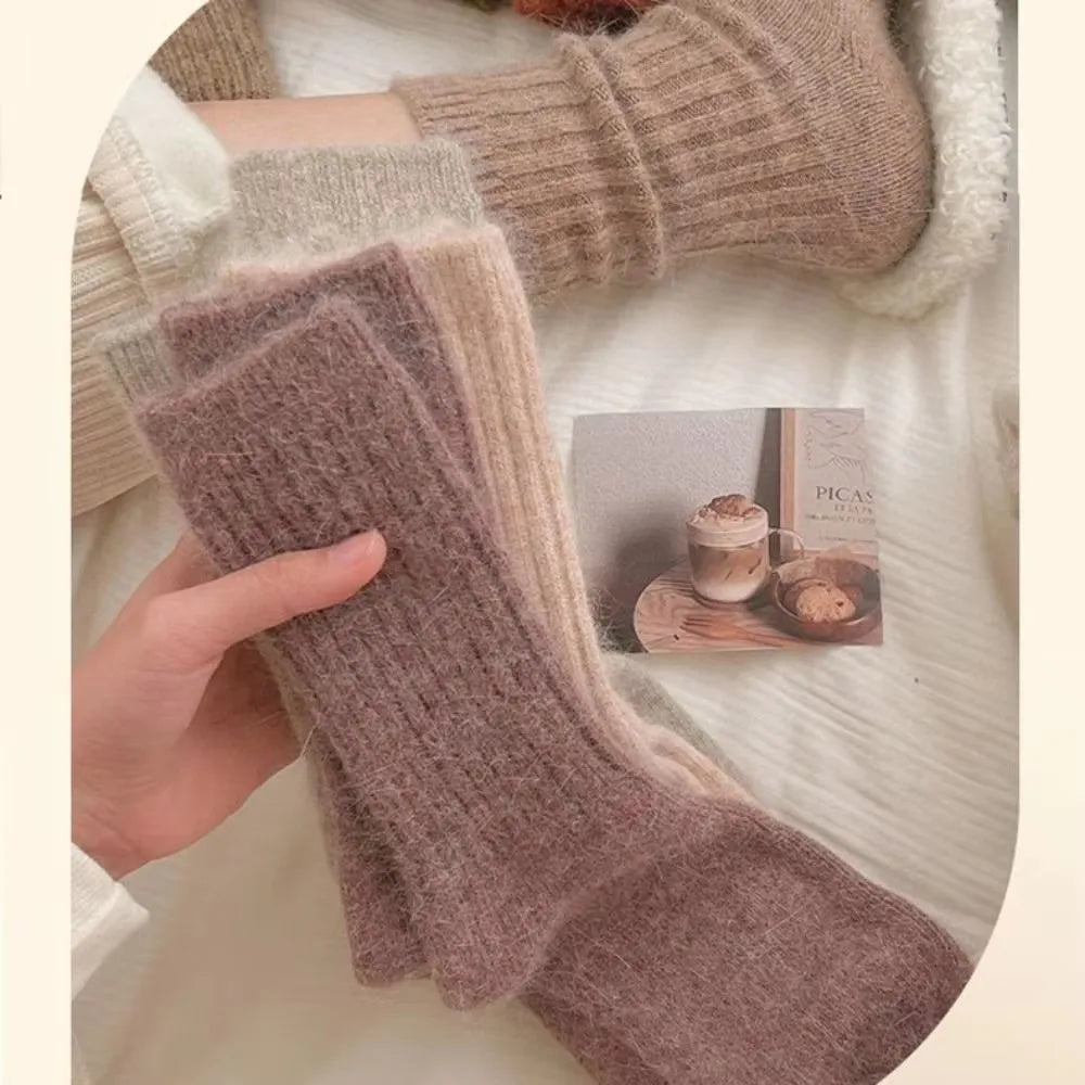 Women's Thermal Cashmere Wool Socks | Chic Harajuku Style