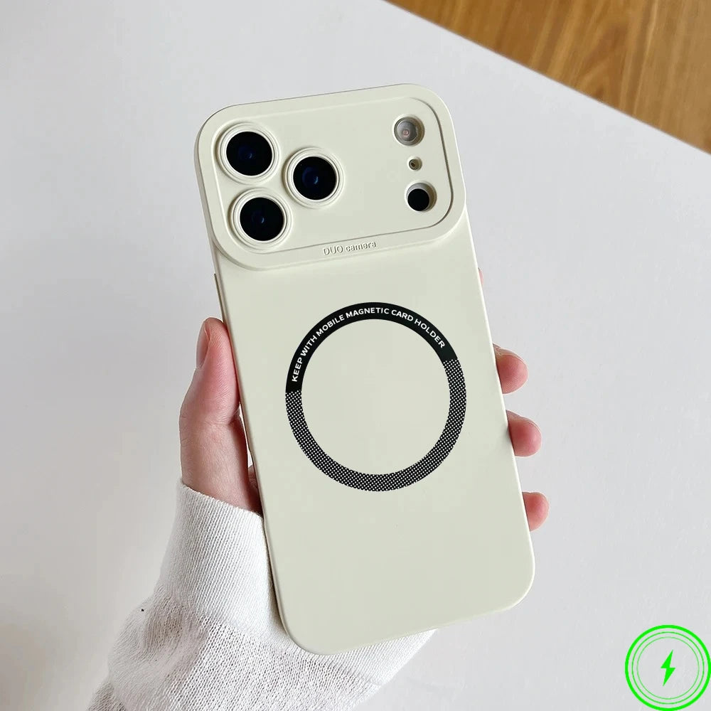 Official Liquid Silicone Magnetic Silicone Case For IPhone 17 Air 17 Pro Max 16 15 Candy Color Camera Full-pack Anti-Drop Cover