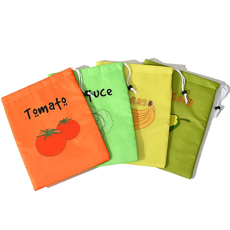 Reusable Fruit Vegetable Freshkeeping Storage Bag | Eco-Friendly