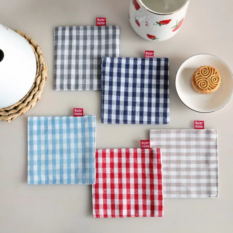 Eco-Friendly Pure Cotton Coaster & Placemat Set | Elegant Kitchen Decor