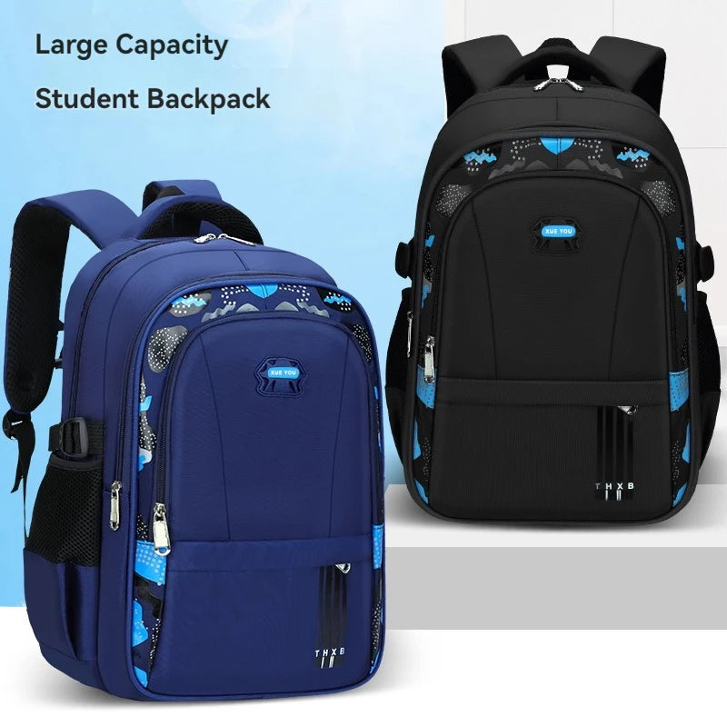 Lightweight Boys Schoolbag for Grades 1-6 | Large Capacity Kids Bag
