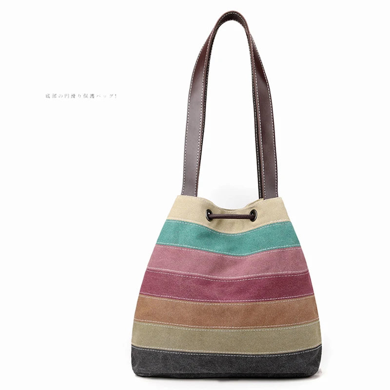 Ultra Light Canvas Women's Tote Bag - Foldable & Portable