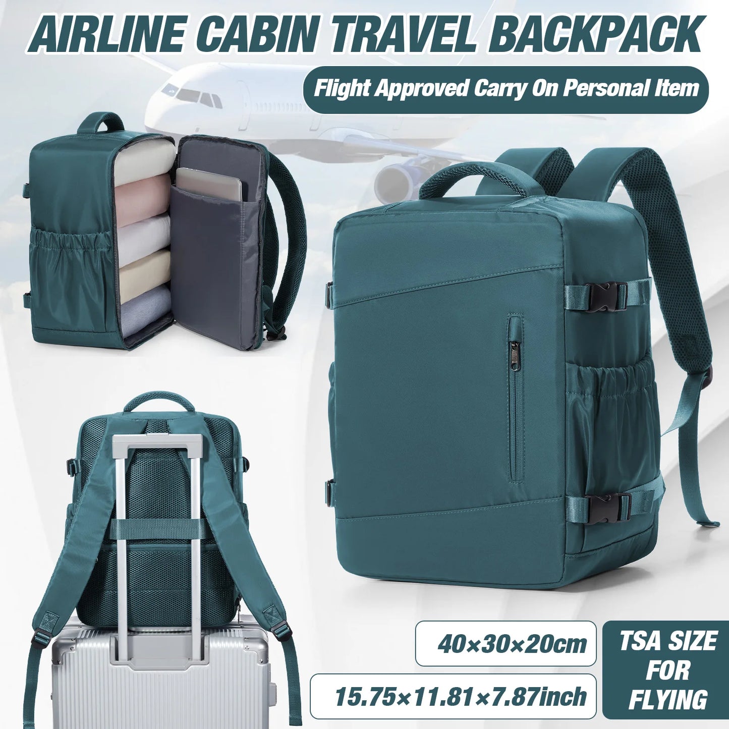 Underseat Travel Backpack | Versatile Laptop & Business Backpack