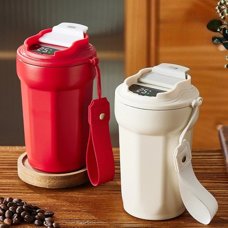 Vacuum Insulated Travel Mug | Smart Temp Display for Hot & Cold Drinks