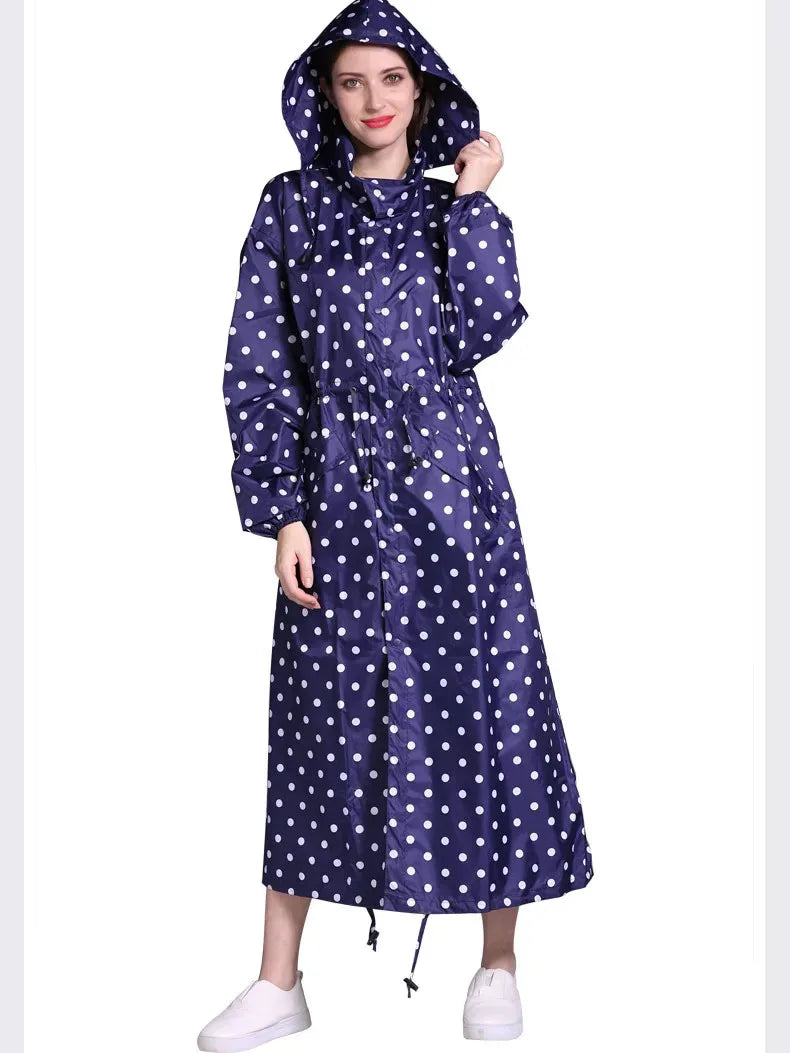 Breathable Waterproof Long Rain Coat Poncho for All Weather