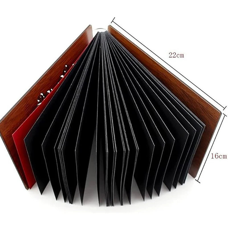 Álbum de Fotos DIY de Madera Vintage | Recuerdos y Almacenamiento para Scrapbook