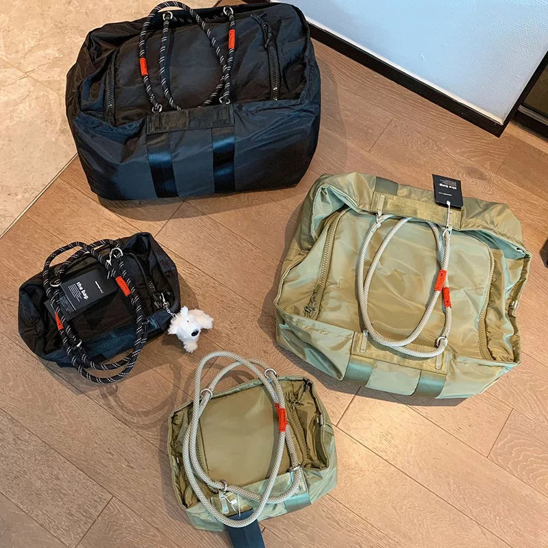 Unisex Sports Swimming Fitness Travel Bag | Black Green Gym Bag
