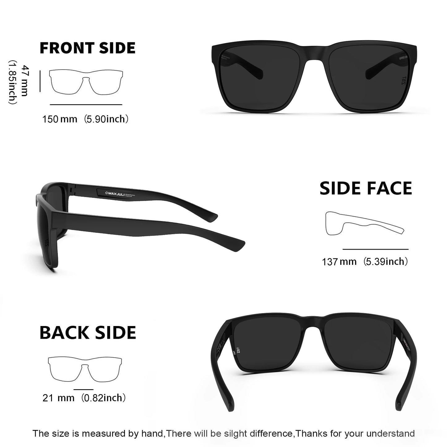 Polarized Oversized Sunglasses | Ultralight UV400 Sport Glasses