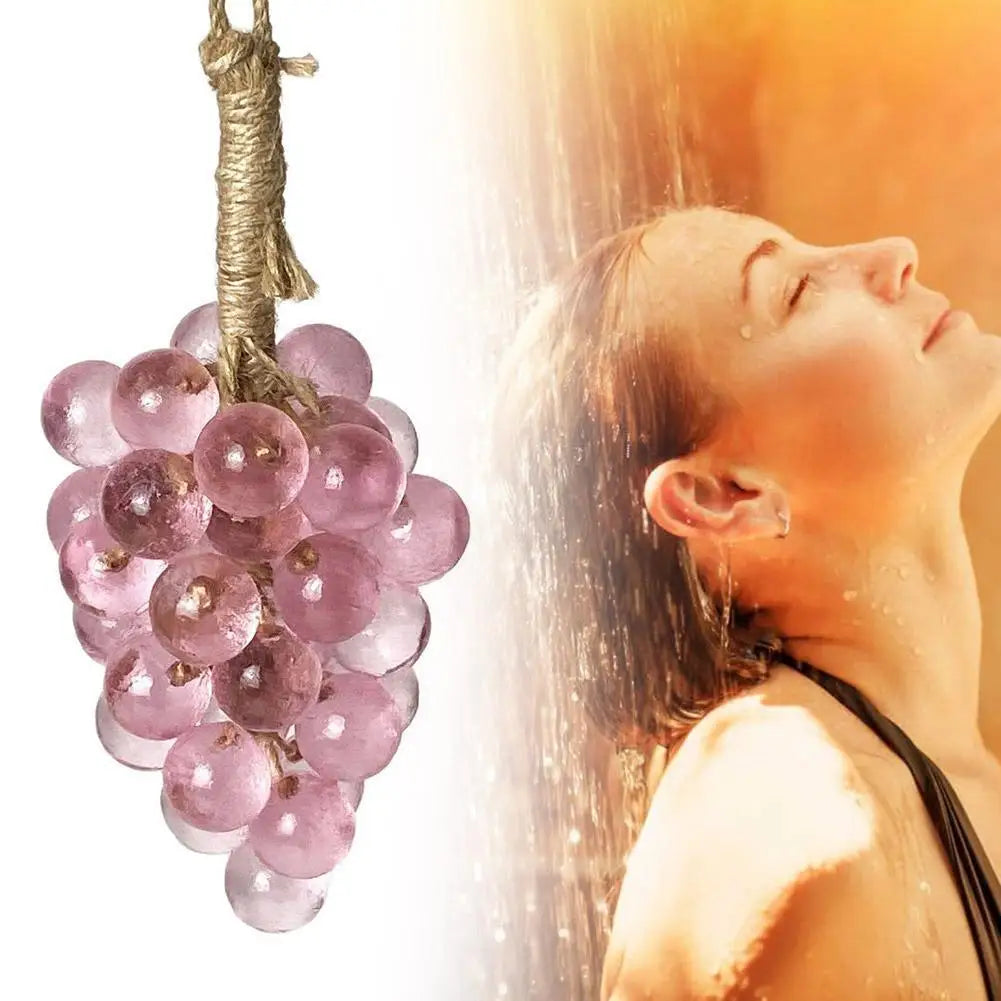 Crystal Clear Grape Shaped Soap Bar | Natural Fragrant Bathing