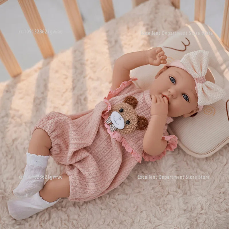 18-Inch Realistic Reborn Doll | Soft Body Baby Doll for Kids