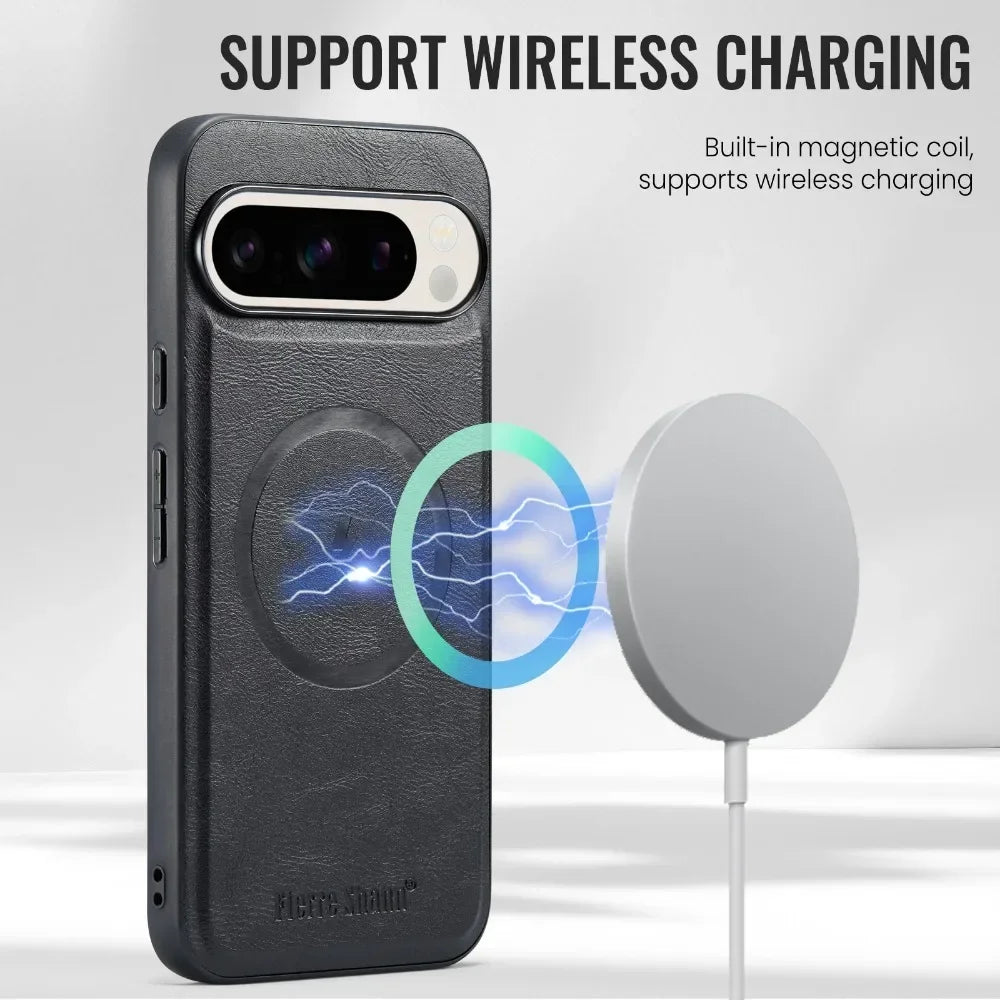 Detachable 2 in 1 Leather Wallet Case for Google Pixel | Card Holder
