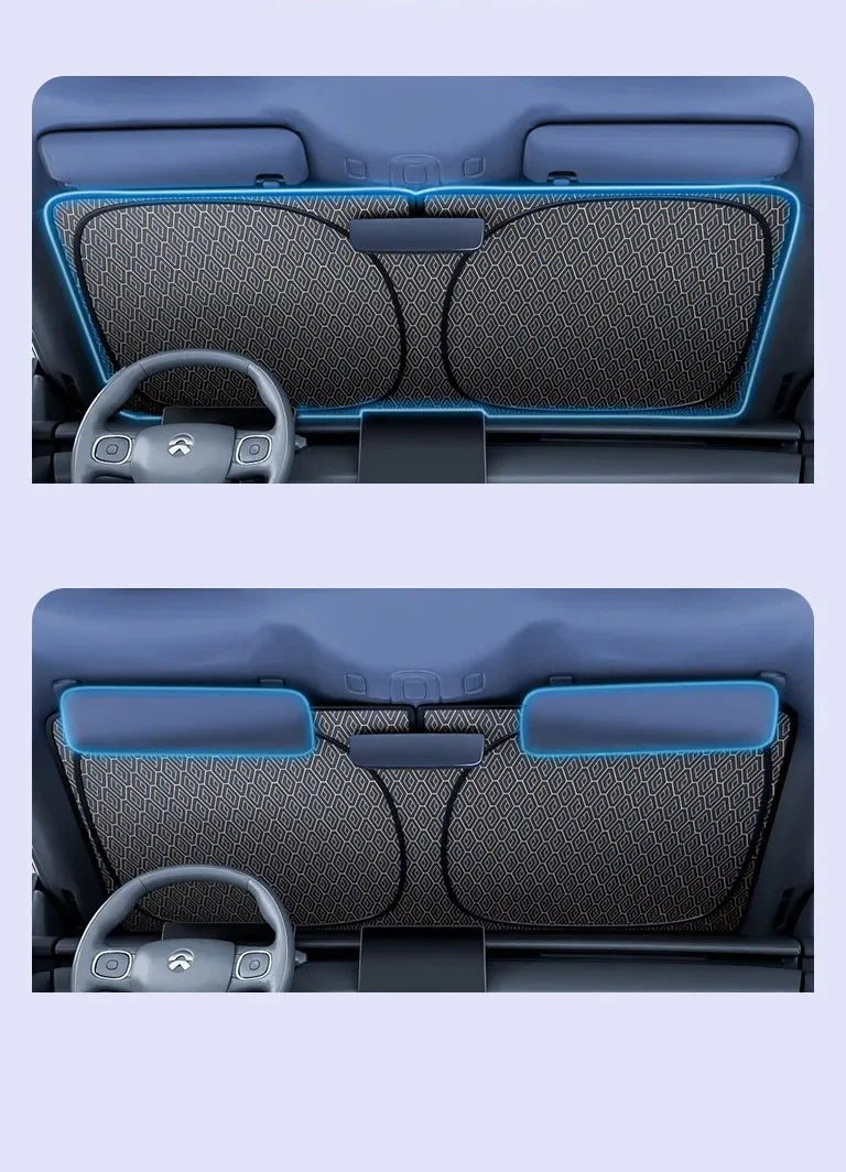 Folding Car Windshield Sun Shade Cover | UV Protection Visor