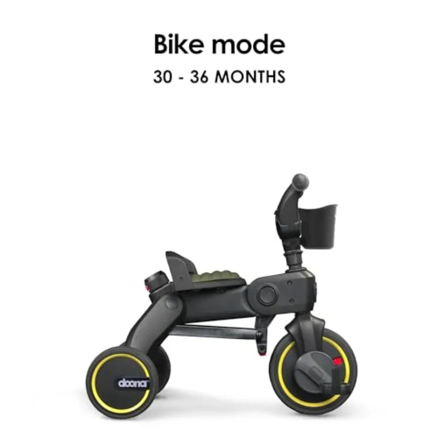5-in-1 Compact Foldable Tricycle for Toddlers | Eco-Friendly Fun