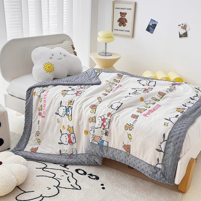 Cartoon Summer Quilt for Kids | Cooling Sensation Blanket