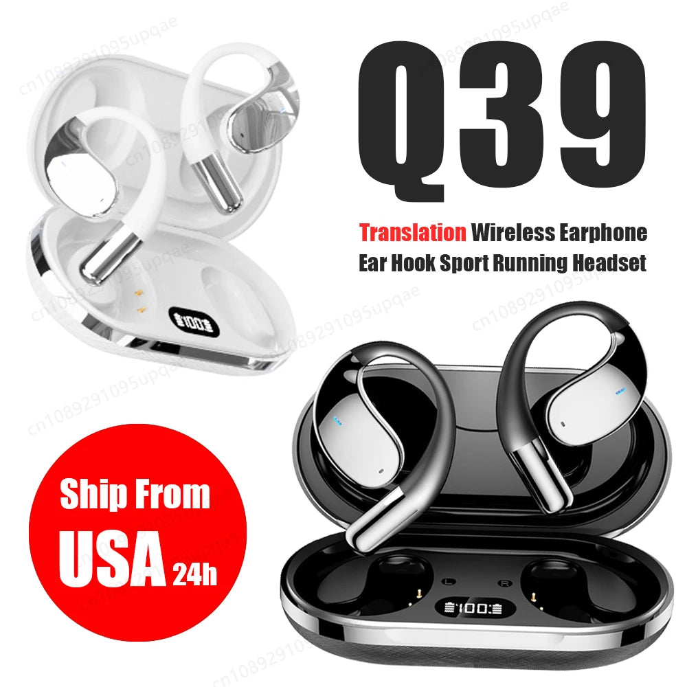 AI Translation Wireless Earphones | Bluetooth Sport Headset