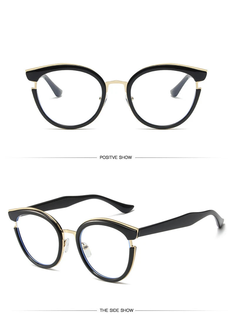 Stylish Cat Eye Eyeglasses | Trendy Colorful Computer Specs