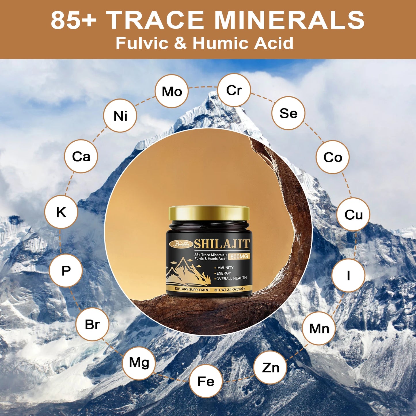 Pure Shilajit Resin Supplement for Energy & Cognitive Health