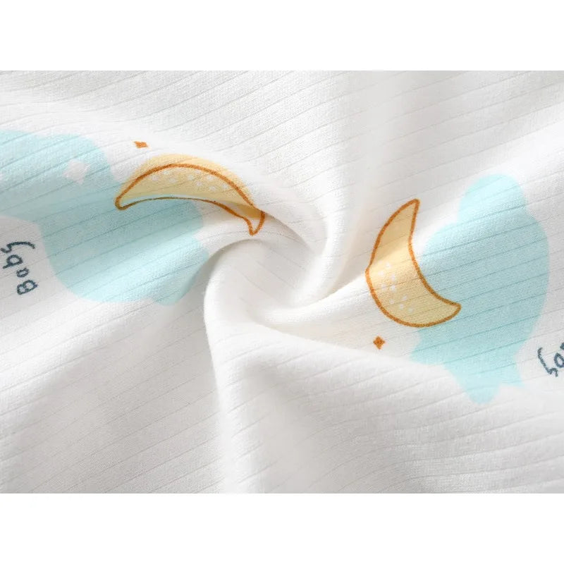 Cute Newborn Baby Romper | Soft Cotton Moon Pattern Bodysuit