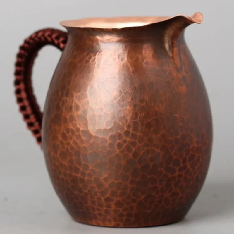 Elegant Vintage Copper Tea Mug | Stunning Hammered Coffee Cup