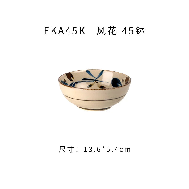 Japanese Style Porcelain Rice Bowl | Lightweight Ceramic Tableware
