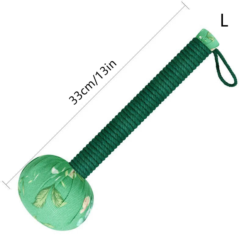 Long-Handled Wormwood Massage Hammer for Stress Relief