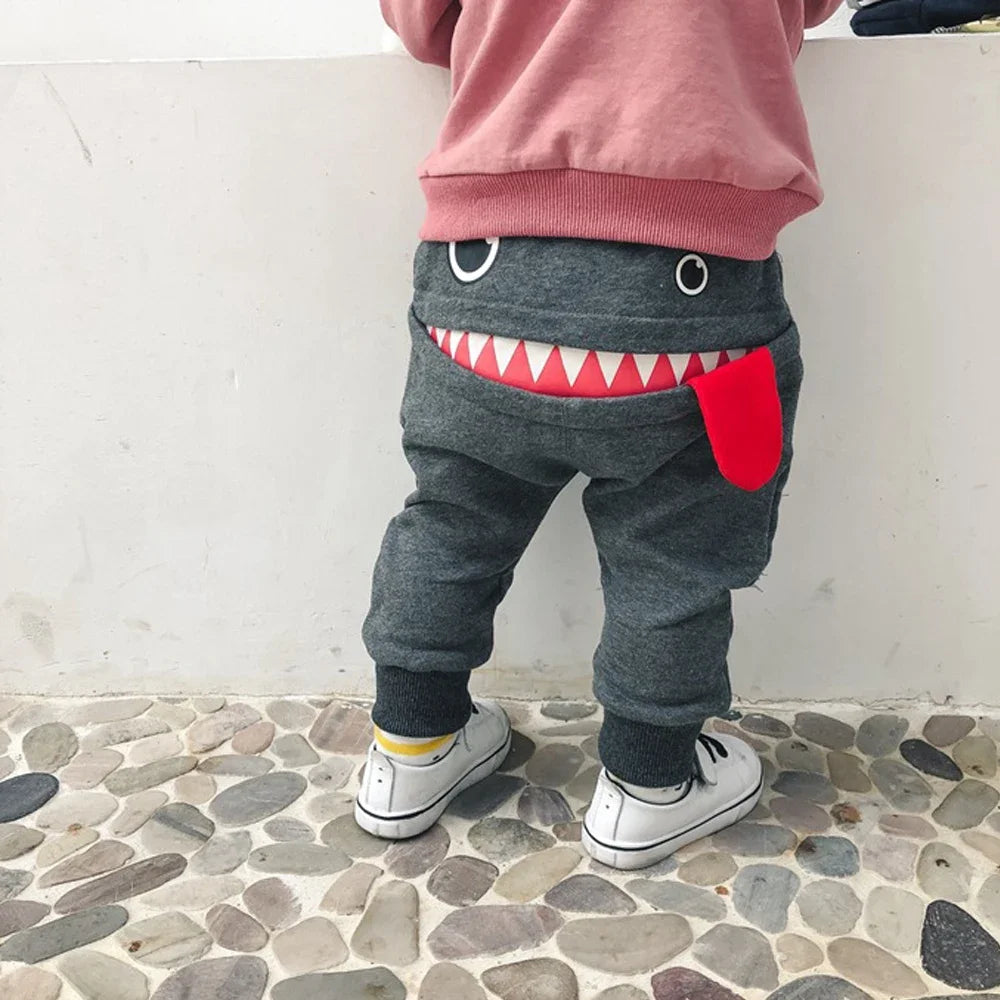 Cute Cartoon Baby Pants for Toddlers | Adorable Monster Design