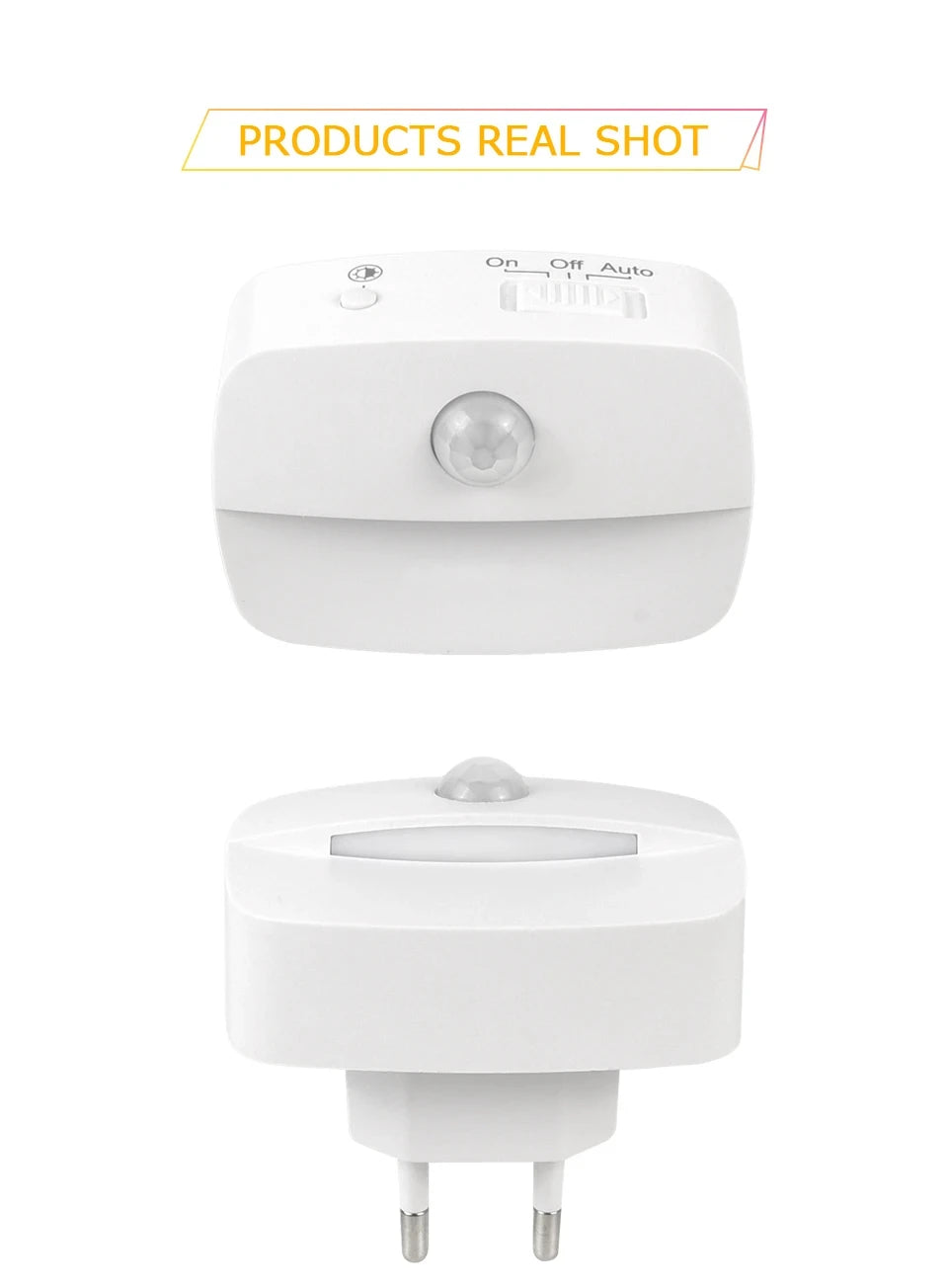 Smart Motion Sensor LED Night Light | Plug-In Wall Lamp for Home