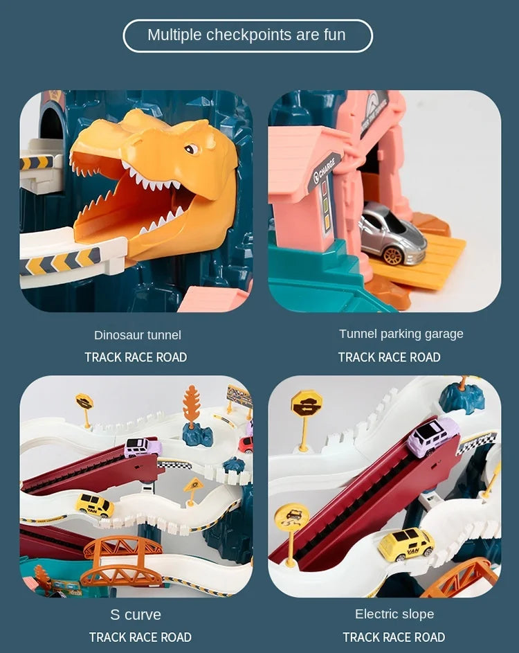Electric Rail Car Dinosaur Adventure Toys | Interactive Fun for Kids
