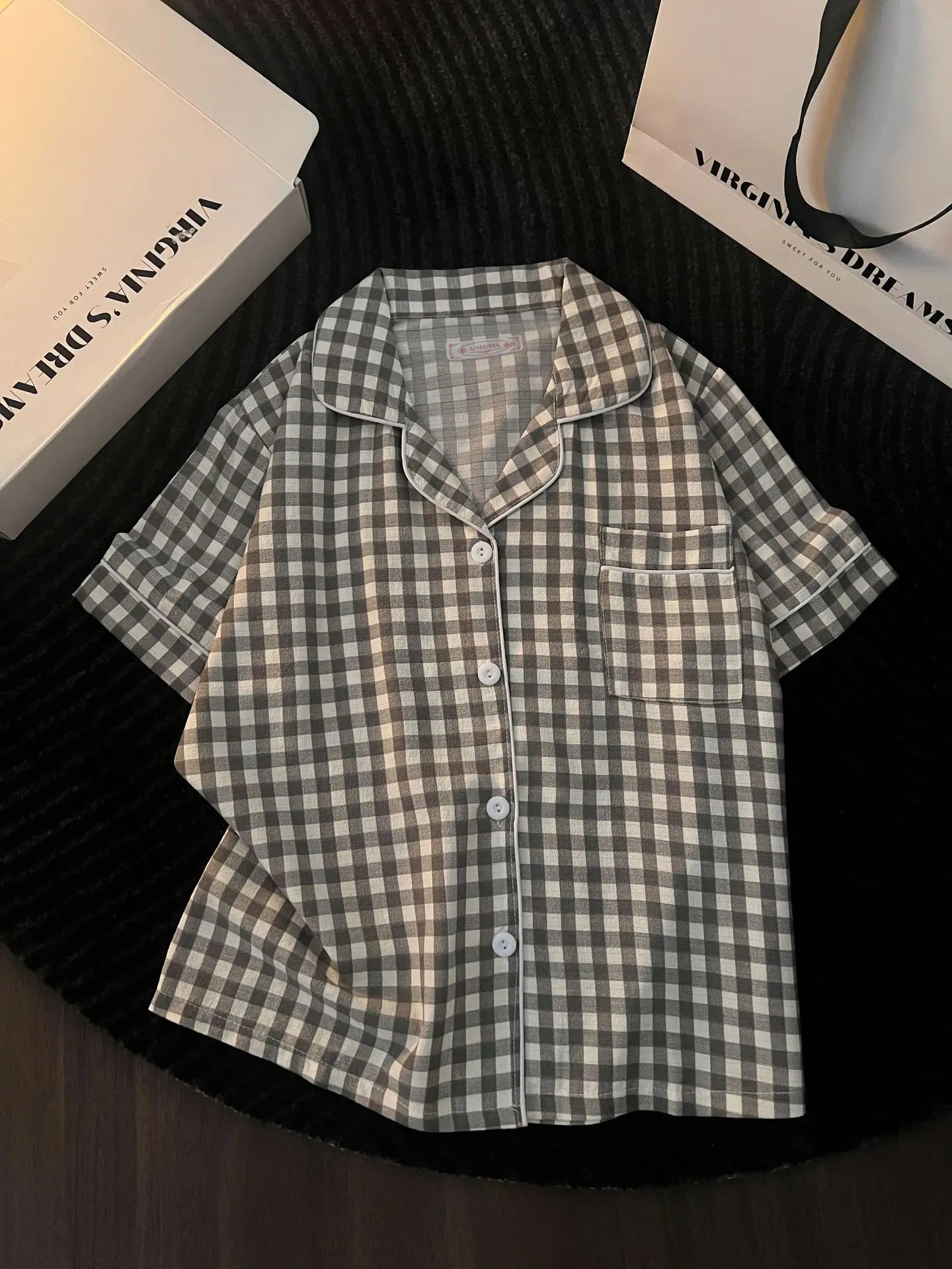 Cute Women's Summer Pajamas | Comfortable Bubble Cotton Home Wear
