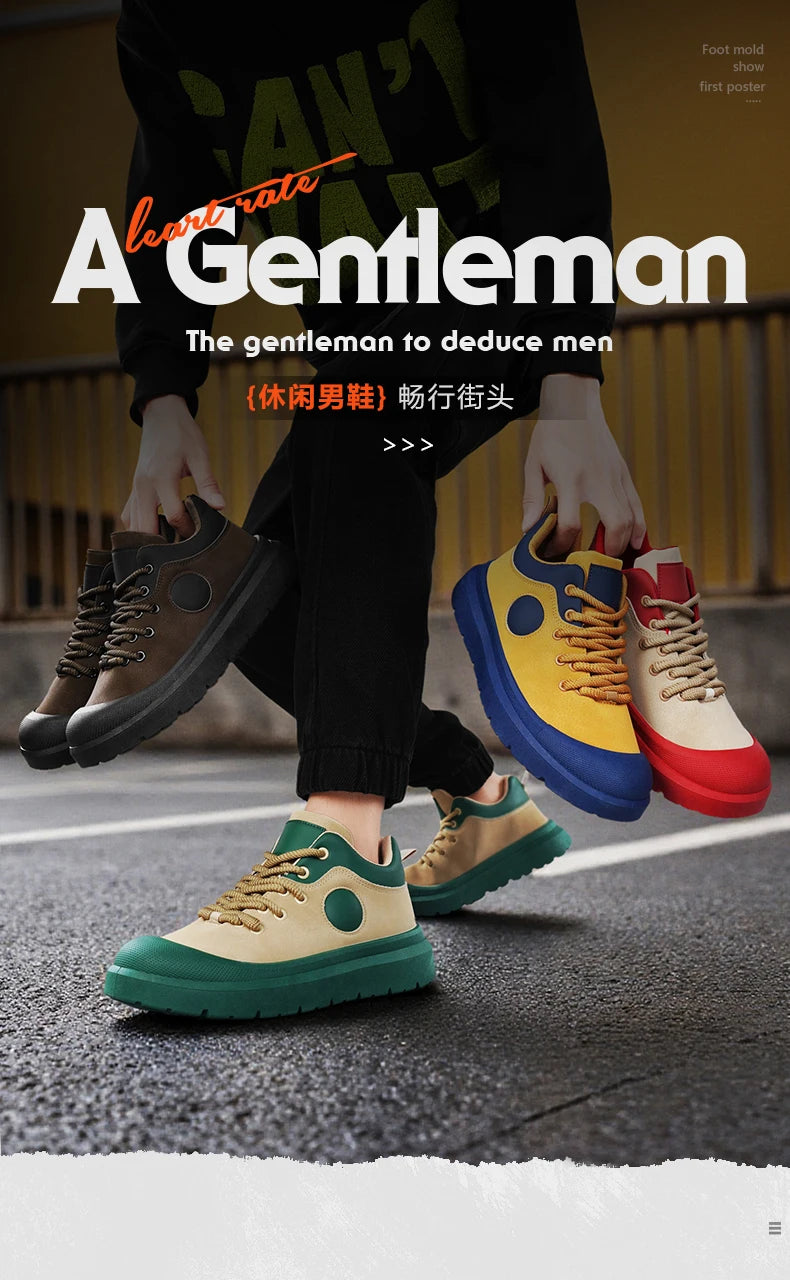 Men's Mid-Top Casual Ankle Boots | Stylish & Durable Sports Shoes